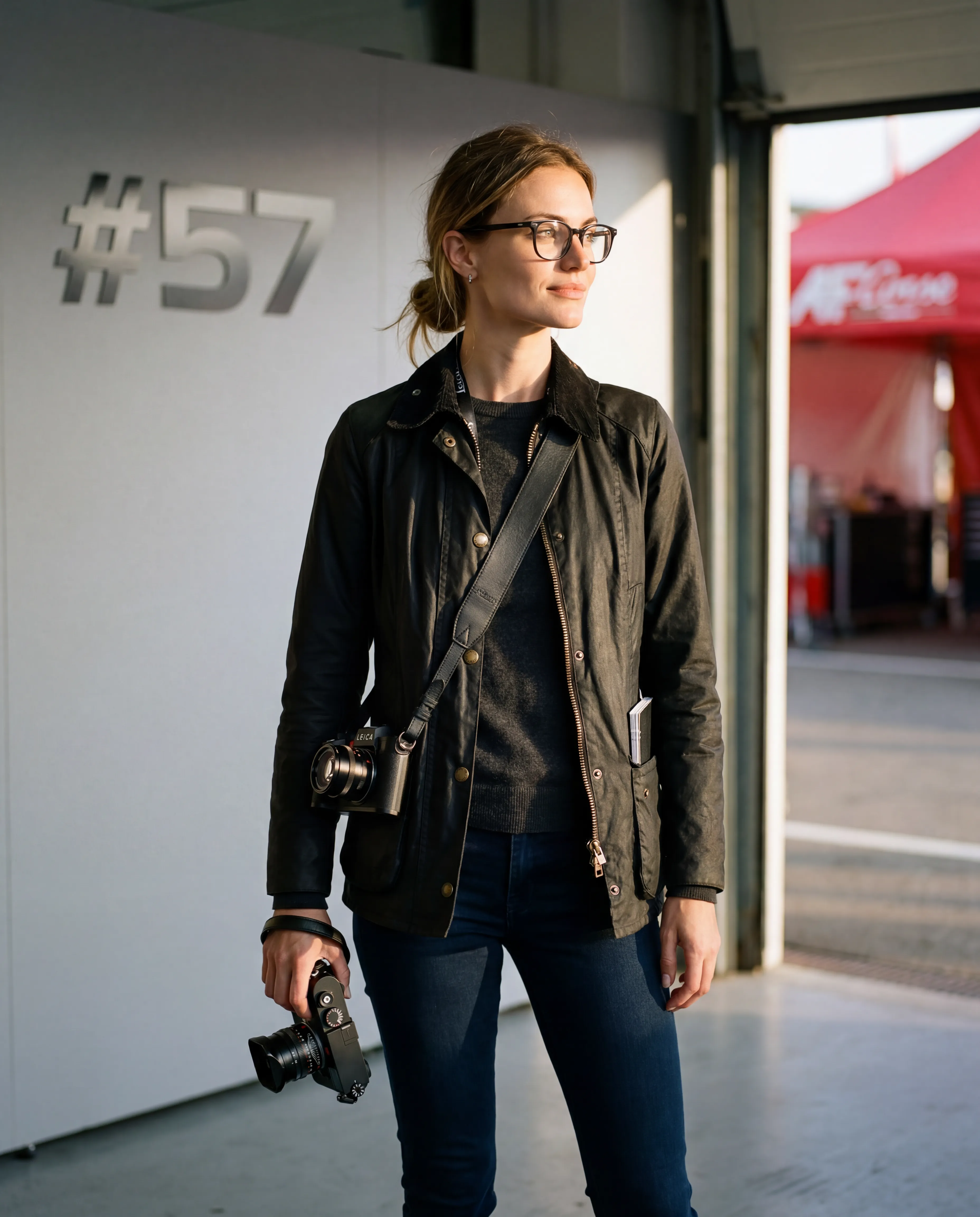 Lena Hoffmann at work.